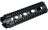 UTG PRO Model 4/AR-15 Mid Length Drop-in Quad Rail, Black - MTU007