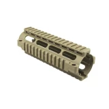 NcSTAR AR-15 Carbine Length Quadrail - Tan - MAR4T