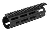 UTG PRO AR-15 Super Slim M-LOK Drop-in Car Length Rail Black - MTU001SSM