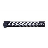 Fortis 15.75" Switch AR-10 Rail System M-LOK Handguard - Black - 308-SWITCH-15-ML