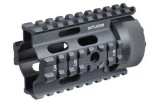 UTG PRO AR Pistol 4" Free Float Quad Rail System - MTU008