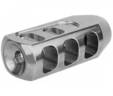 NBS Tanker (Barrett .50 Cal Style) Muzzle Brake 1/2x28 (5.56/.223) - Stainless Steel - MZ1009SS