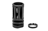 UTG Standard AR-15 A2 Flash Hider, Matte Black, 1/2"-28 - TL-ARFH01