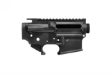 JP Enterprises JP-15 Forged AR-15 Receiver Set - JP-15LRUR vs Aero Precision M4E1 Builder Set w/ 15" ATLAS S-ONE M-LOK Handguard - BDL GeoHex Cam Patriot BrownReceiver Sets