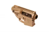 Aero Precision M4E1 Builder Set w/ 15" ATLAS S-ONE M-LOK Handguard - BDL GeoHex Cam Patriot Brown vs Noveske AR-15 Gen 3 Forged Receiver Set - FDE - 04000094Receiver Sets