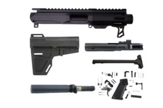 NBS 4″ Slick Side Billet 9mm M-LOK Pistol Kit w/ Shockwave Blade