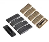 Strike Industries M-LOK Rail Covers – V2 – (Black, FDE)