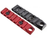 Strike Industries 7-Slot Link Rail Section w/ QD Mount (M-LOK & KeyMod Compatible) – Black