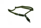 NBS 2 to 1 Point Double Bungee Rifle Sling - Green - SL003B