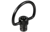 UTG Push Button QD Sling Swivel, 1.25" C-Shape Loop - TL-QDSW08C