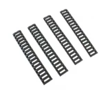 Tiger Rock Inc 1913 Picatinny Ladder Rail Panel - Black - CR003B