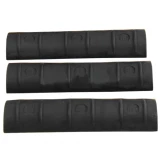 NBS Rubber Rail Covers (4 Pack) - Black