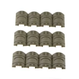 NBS Rubber Rail Covers (12 Pack) - Tan