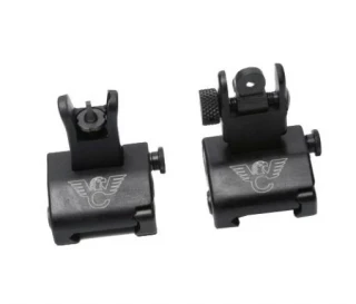 Wilson Combat AR-15 Rail Mount Flip-Up Sight Set - TR-QDSS