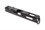 Lantac Razorback For Glock 17 Gen4 Compatible Stripped Slide - Black - 01-GSS-GEN4-G17-LT