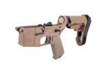 Aero Precision AR-15 Pistol Complete Lower Receiver w/ MOE Grip & SBA3 Brace - FDE/FDE