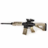 SPRINGFIELD ARMORY SAINT VICTOR vs ANDERSON MANUFACTURING AM-15 AR-15 FDE w/Trijicon TA31RCO-A4 Scope, Stainless Trigger, AB Arms FurnitureRIFLES